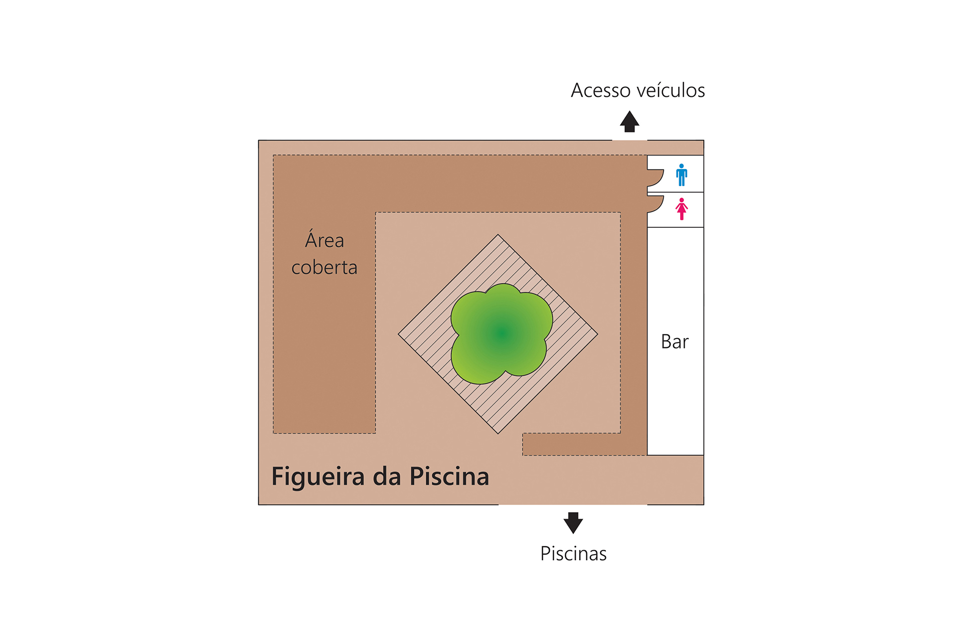 Grande Hotel São Pedro - Planta Figueira da Piscina